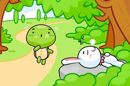 龟兔赛跑儿童绘本故事配图3