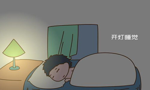 影响宝宝生长发育：开灯睡觉！配图1