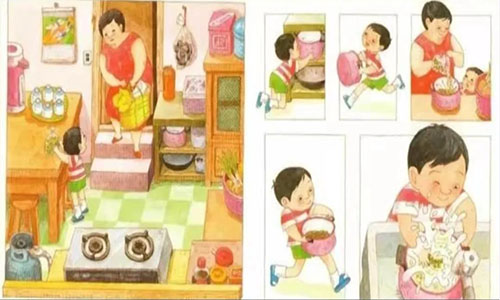 《妈妈买绿豆》儿童绘本故事分享配图1