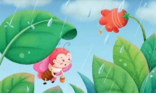 《下雨啦》儿童绘本故事分享配图1